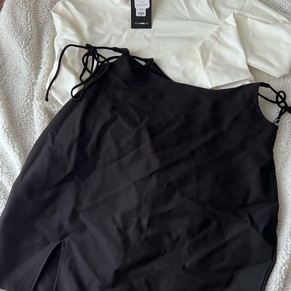 Two piece long sleeve skirt set